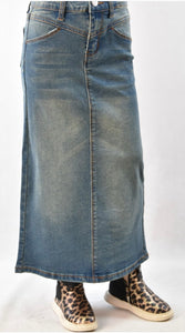 Girls Denim Skirt