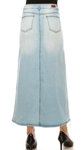 Indigo Wash Denim Jean Skirt