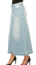 Indigo Wash Denim Jean Skirt