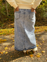 Sand Blush Denim Skirt