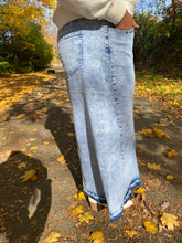 Sand Blush Denim Skirt