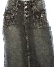 Two tone Denim skirt