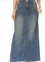 Vintage wash Jean Skirt