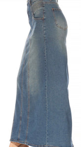 Vintage wash Jean Skirt