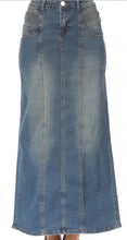 Vintage wash Jean Skirt