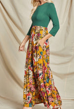 Floral Tiered Maxi Dress Plus