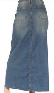 Vintage wash Jean Skirt